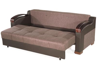 Divan Deluxe Brown Chenille Sofa,Ottomanson (Previously Casamode)